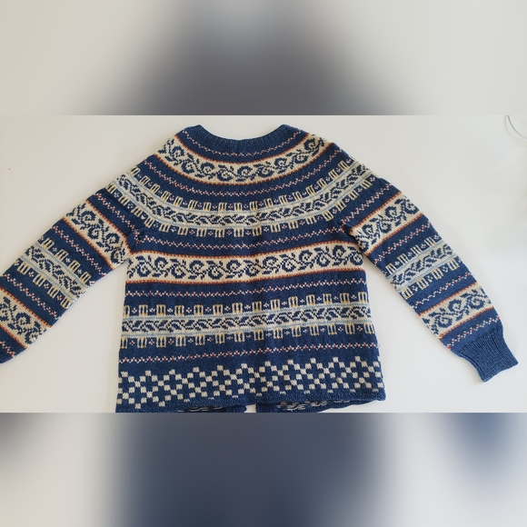 Norway Design Hand-Knitted Colourfast Sweater Vintage - Picture 3 of 7